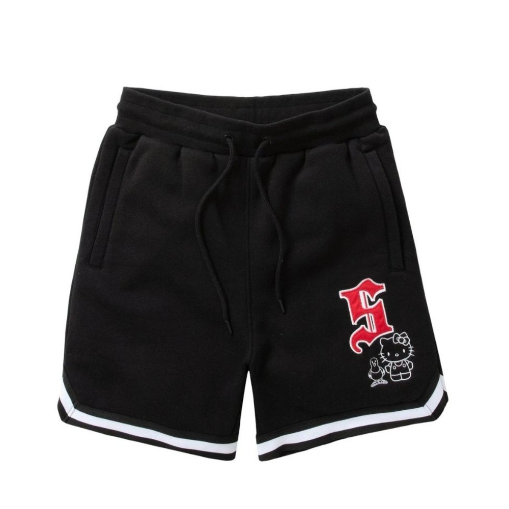 Staple Pigeon x Hello Kitty Sweat Shorts NWT!! Black - Mens Large